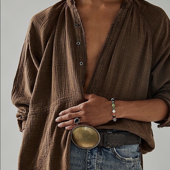 Free People Summer Daydream Buttondown - Picture 5 of 8